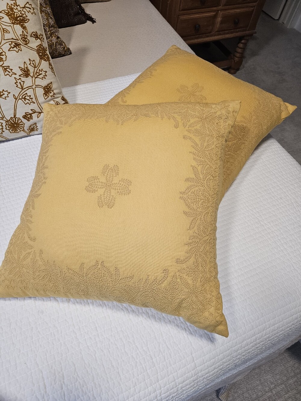 2 Ralph Lauren Pillows COVERS ONLY 18 X 18